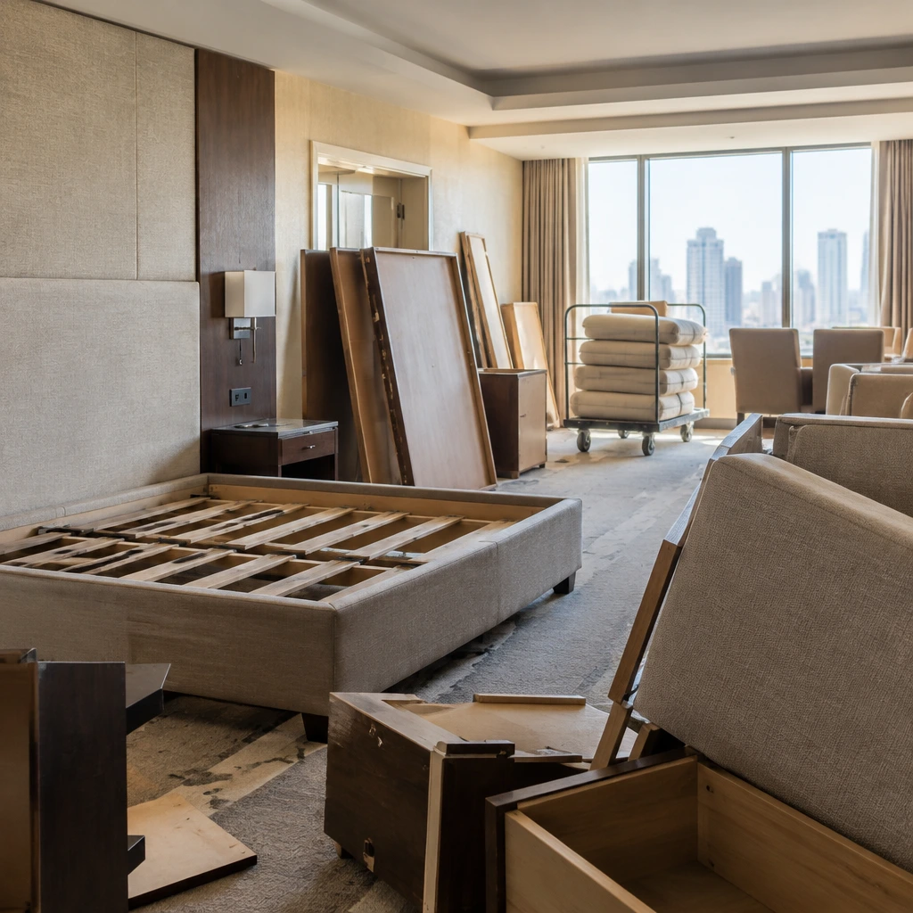 Hotel Renovation Bottlenecks in 2026: Why Furniture Removal Delays Cost More Than Installation